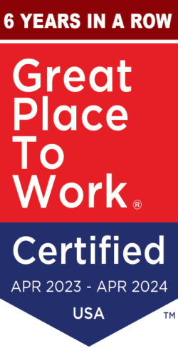 Great Place To Work 6th Consecutive Year
