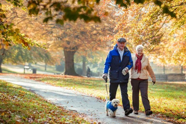 seniors in the fall - Bartlett Reserve - Senior Living Durham, NC seniors in the fall